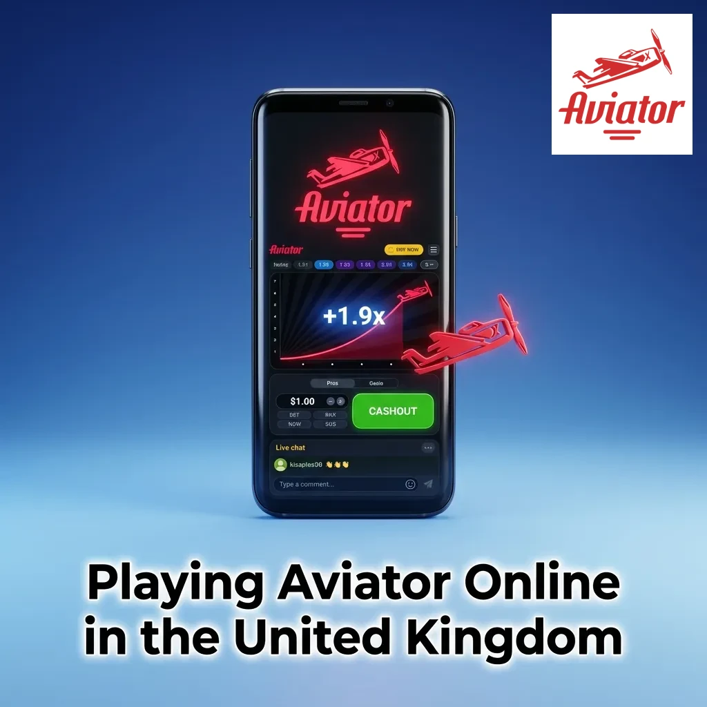 Player placing bets on Aviator game at licensed UK casino on laptop screen